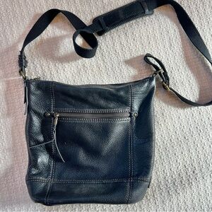 The Sak Black Leather Crossbody Bag